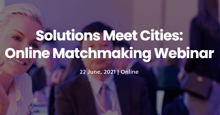 Веб-семинар «Solutions Meet Cities: Online Matchmaking», 22 июня 2021 smart_electro